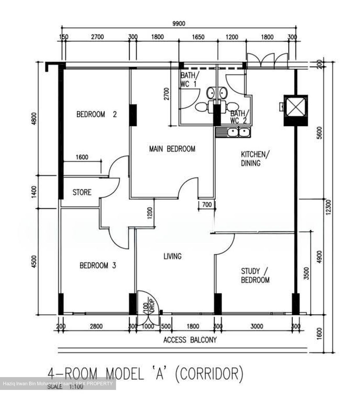 Blk 152 Yung Ho Road (Jurong West), HDB 4 Rooms #574199181